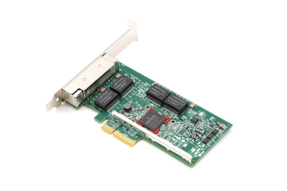 Адаптер IBM Quad-Port Gigabit PCIe x4 Ethernet-TX Network Adapter P/N: 00E2872 Tested — фото 1