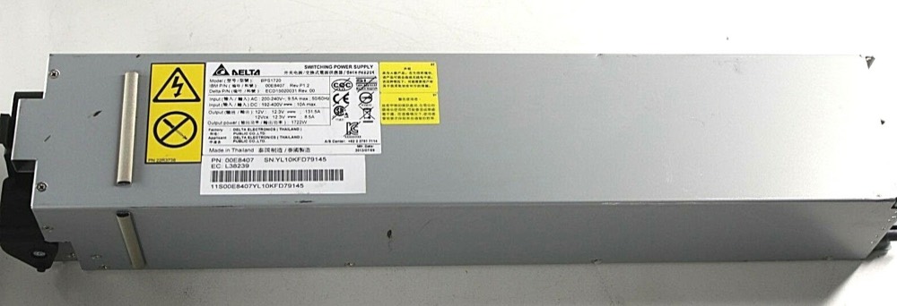 Блок питания 00E8407 1722W IBM Power System E870 PSU BPS1720, ECD15020031 — фото 1
