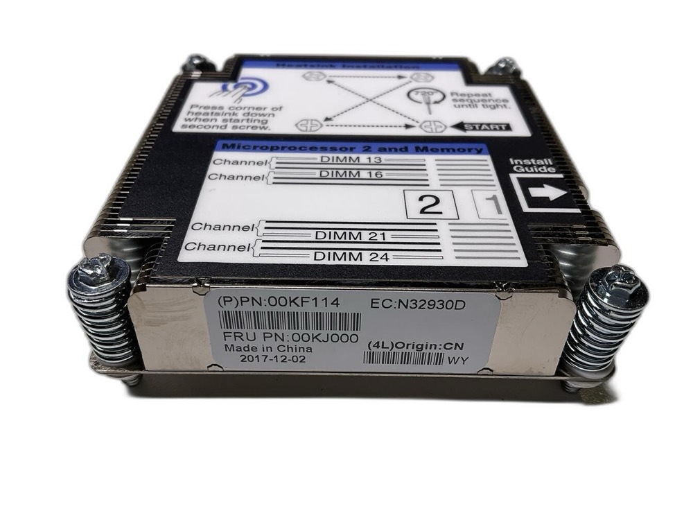 Радиатор 00KJ000 - IBM Lenovo Flex System x240 M5 CPU 2 Heatsink, 135W TDP 00KF114 — фото 1