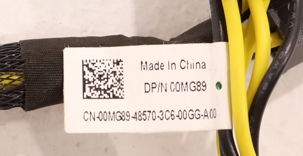 Графический ускоритель Dell Internal GPU/VGA Power Adapter Cable Dell P/N: 00MG89 Tested Working — фото 2