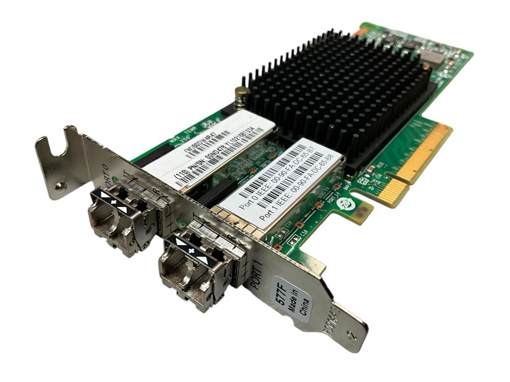 Плата IBM 00ND478 LPE16002 577F 16GB Fibre Channel Dual Port PCIe2 Card — фото 1
