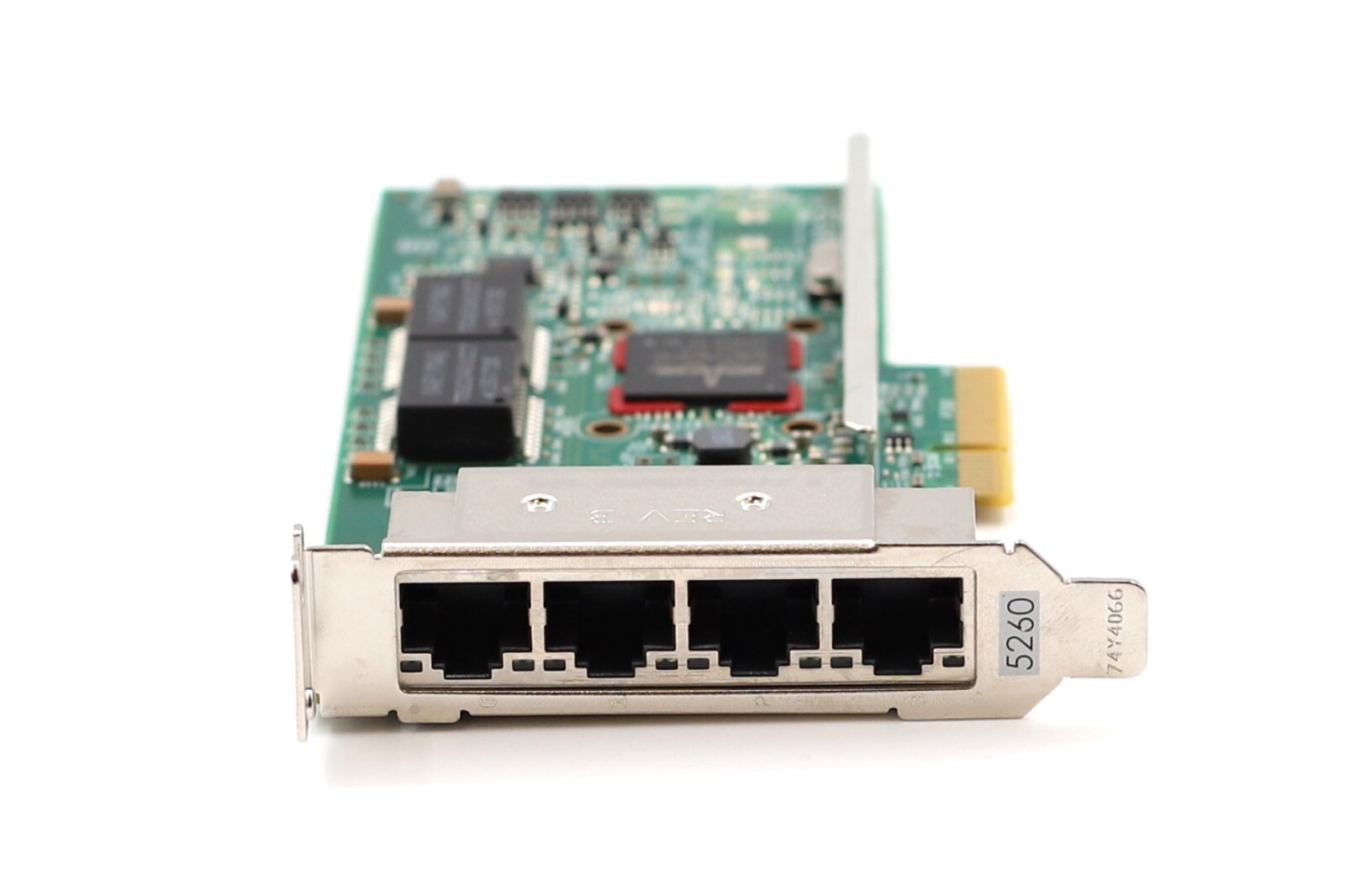 Адаптер IBM Quad-Port Gigabit PCIe x2 Network Adapter Card P/N: 00RX898 Tested Working — фото 2