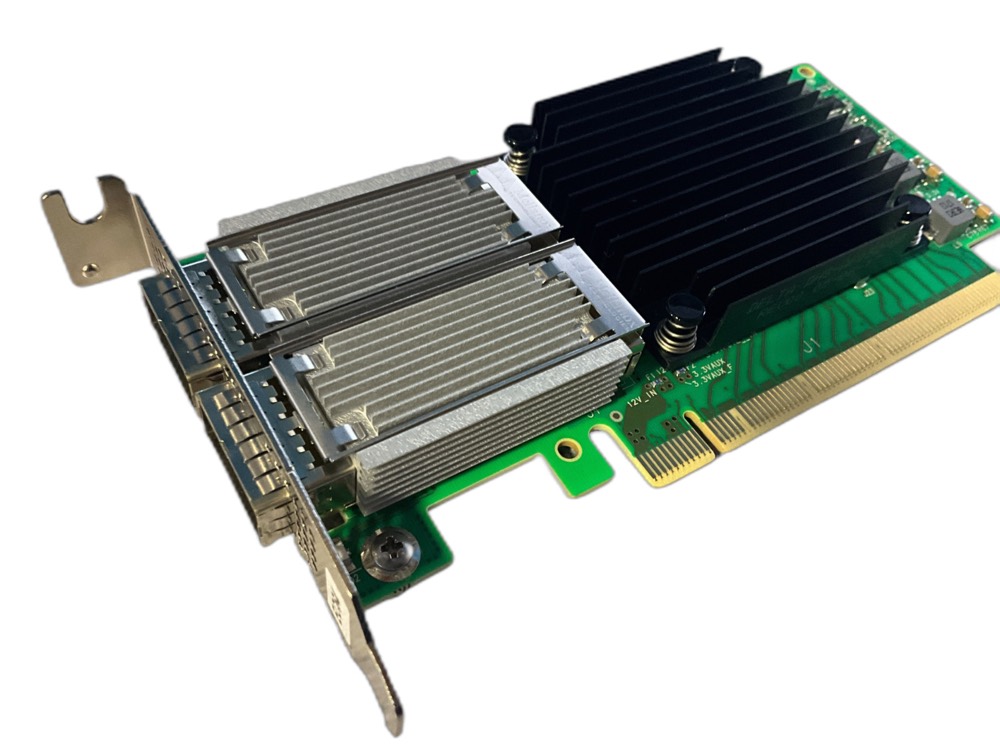 Сетевая карта 00WT176 IBM PCIe4 (x16) 2-Port EDR 100Gb IB ConnectX-5 CAPI Adapter LOW PROFILE — фото 1
