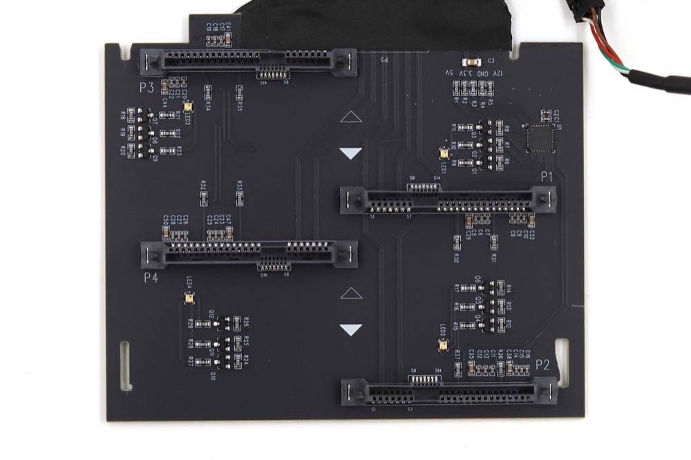 Бэкплейн Lenovo SAS/SATA Hard Drive Backplane With Cables FRU P/N: 00XL142 Tested Working — фото 2