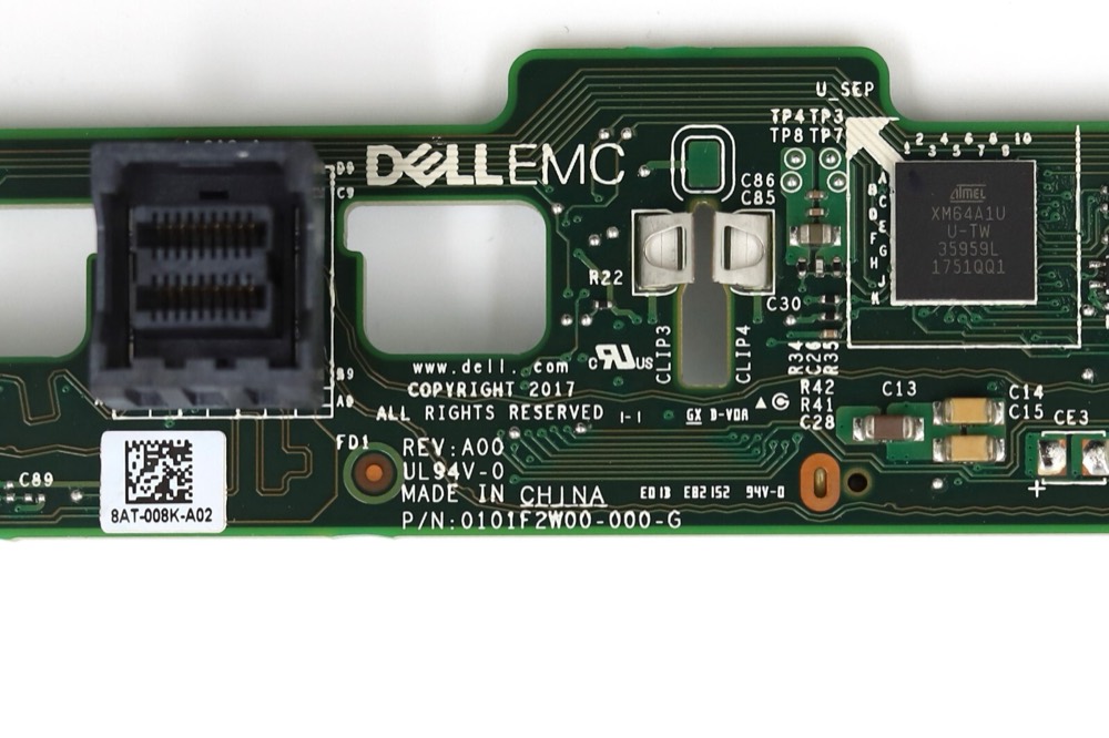 Бэкплейн Dell EMC Server Control Panel Backplane Board Dell P/N: 0101F2W00-000-G Tested — фото 3