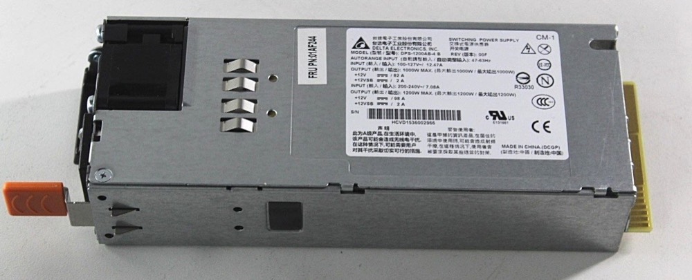 Компонент 01AF244 IBM TYAN Delta DPS-1200AB-4 B 1200W Power System S822LC — фото 1