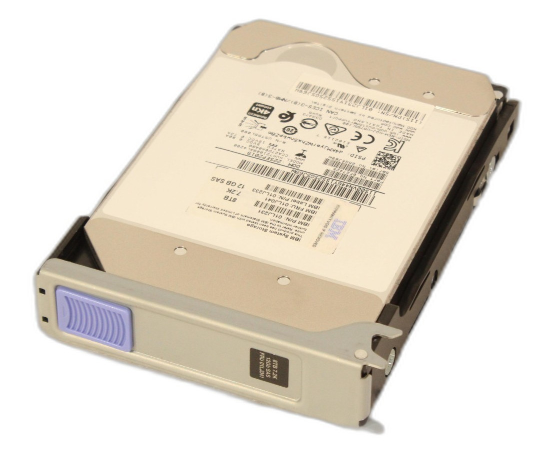 Жёсткий диск 01LJ041 01LJ231 HUH721008AL4200 IBM 8TB 7.2K 3.5 Inch NL SAS HDD with Tray — фото 1