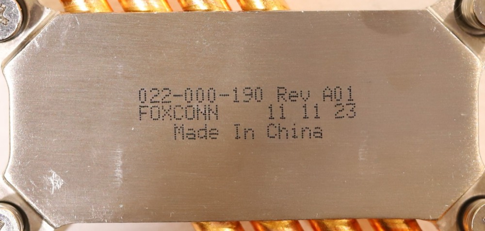 Радиатор Foxconn CPU Cooling Heatsink P/N: 022-000-190 A01 Tested Working — фото 2