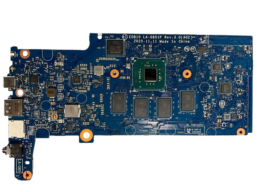 Материнская плата 02VPK7 For Dell Chromebook 3100 Motherboard Intel SRET0 N4020 1.1Ghz 4GB 32GB — фото 1
