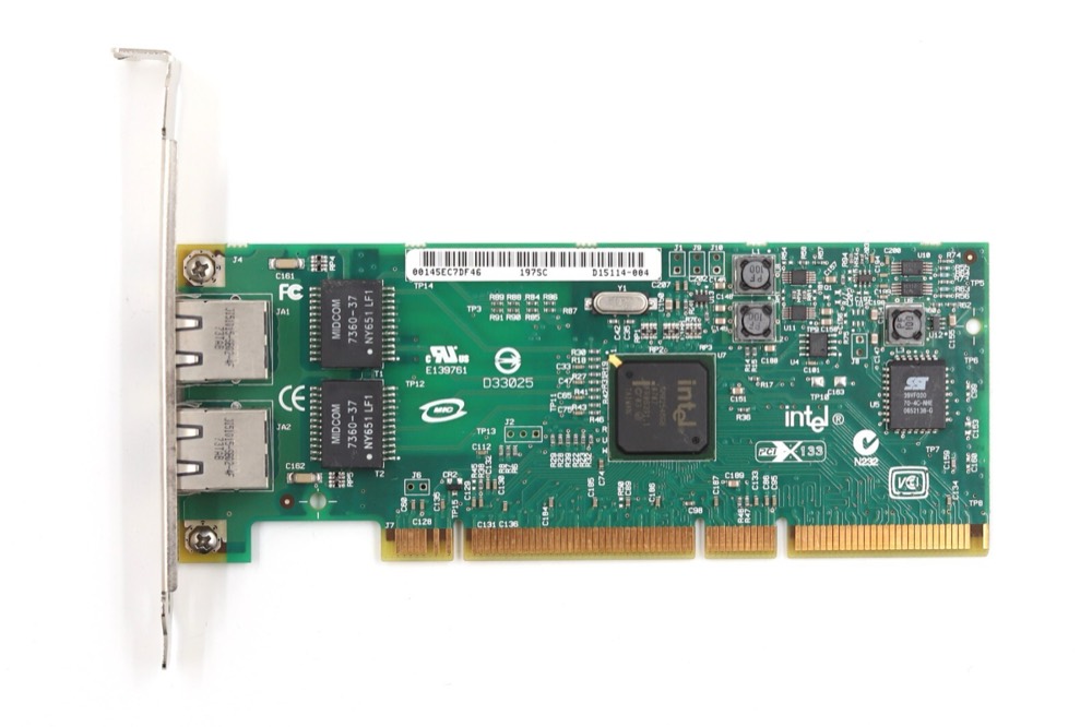 Адаптер IBM Dual-Port PCIe Ethernet Network Adapter P/N: 03N5298 Tested Working — фото 2