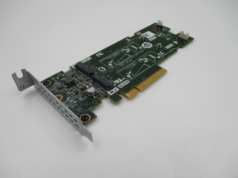 SSD-накопитель Dell Boss 2x M.2 SSD PCIe Low Profile Adapter Dell P/N: 072WKY Tested Working — фото 1
