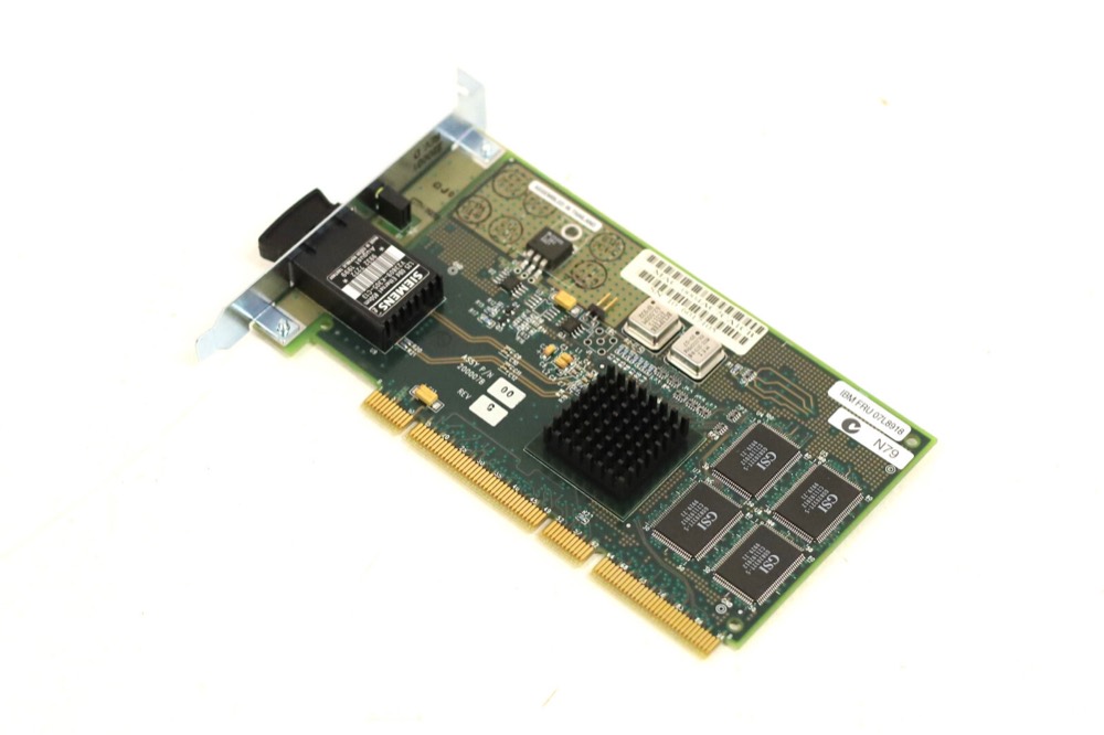 Адаптер IBM Single-Port Gigabit PCI-X Fiber Ethernet-SX Adapter Card FRU P/N: 07L8918 — фото 1