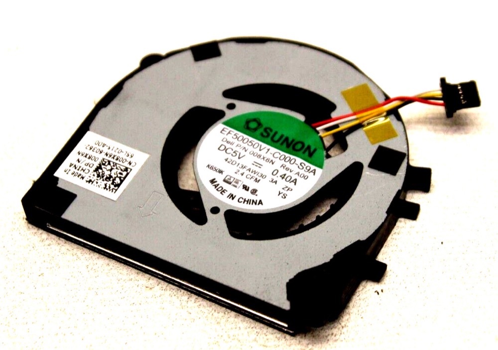Вентилятор 08X6N 008X6N EF50050V1-C000-S9A NEW DELL XPS 13 L322x 9333 CPU Cooling Fan — фото 1