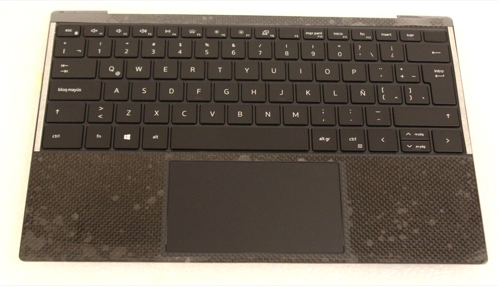Запчасть ноутбука 0CP37J + IYN9Y Dell Palmrest, SPANISH LAC, BLACK, AX500 For XPS 13 9310 — фото 1