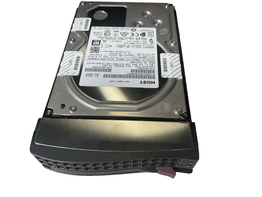 Накопитель 0F22821 HGST HUS726060AL5215 NEW 6TB 7.2K 12G 3.5" SAS HD W/ SUPERMICRO TRAY — фото 1