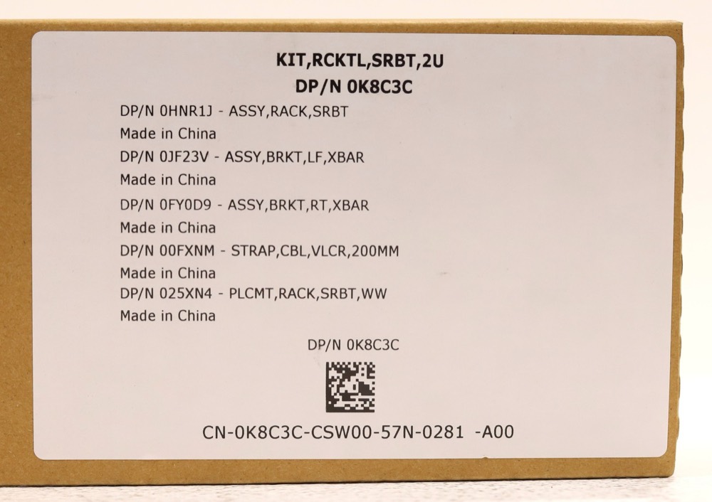Крепление Dell PowerEdge 2U Server Rack Rail Kit Dell P/N: 0K8C3C — фото 2
