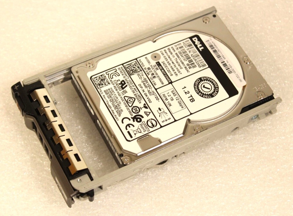 Жёсткий диск 0KV02 00KV02 Dell 1.2TB 10K 12G SAS SFF Hard Drive — фото 1