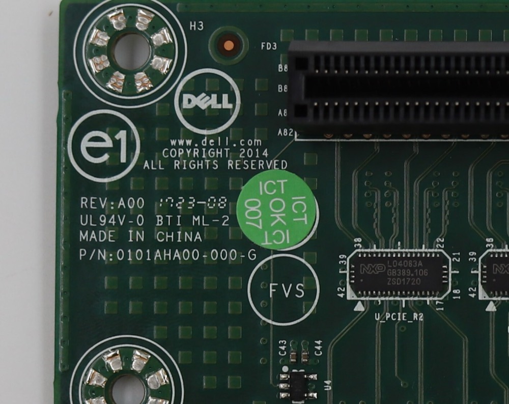 Райзер Dell PowerEdge 530 2U PCIe x16 Riser Card Dell P/N: 0PTTNT Tested Working — фото 3