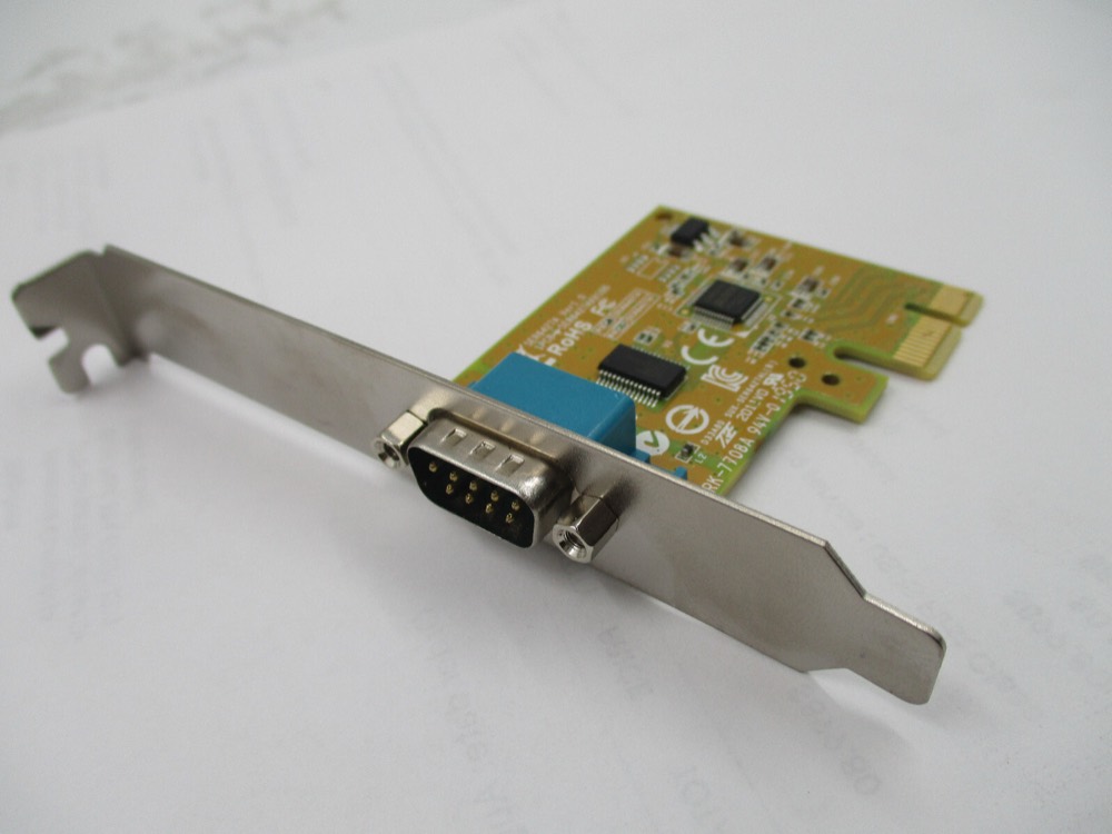 Адаптер Dell OEM Single Port PCI-E Serial Adapter Card Dell P/N: 0PX4NK Tested Working — фото 1