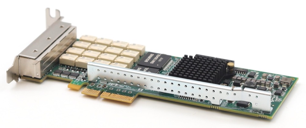 Адаптер Dell Quad-Port Gigabit Ethernet PCIe Network Adapter Dell P/N: 0VGRDX Tested — фото 1