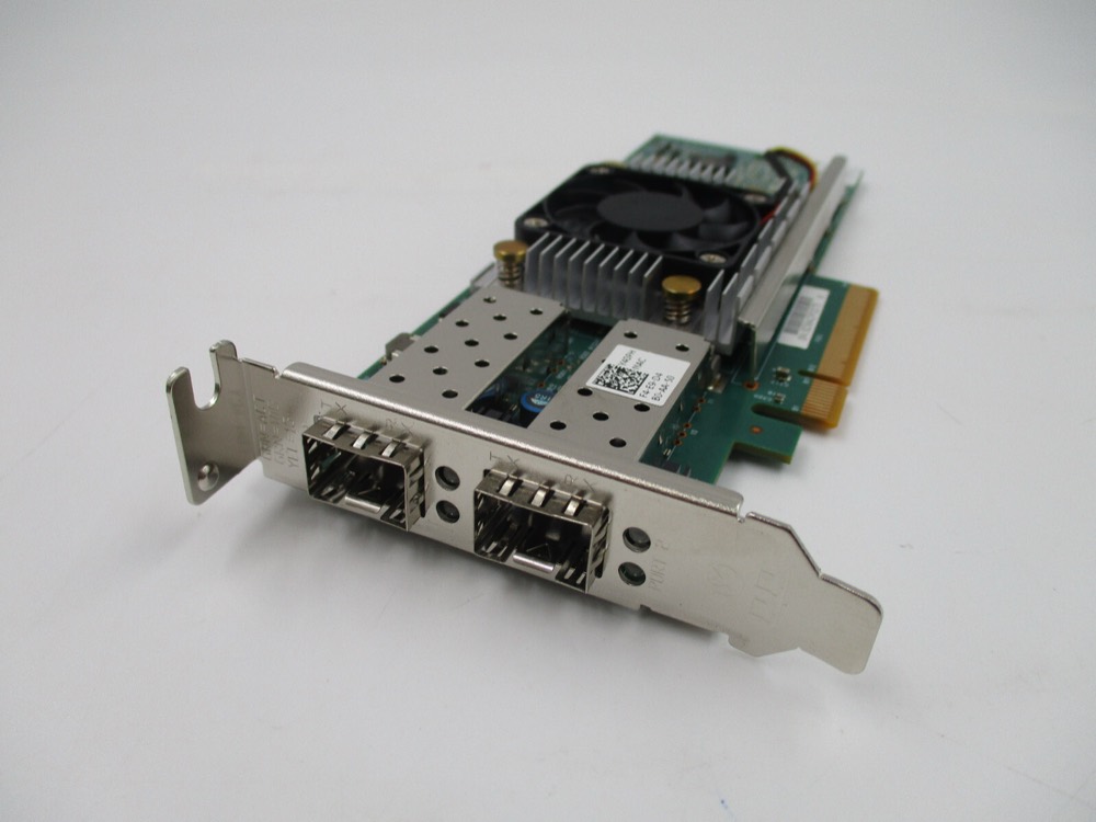 Адаптер Broadcom 10Gb Dual Port Network Adapter Card Low Profile Dell P/N: 0Y40PH Tested — фото 1