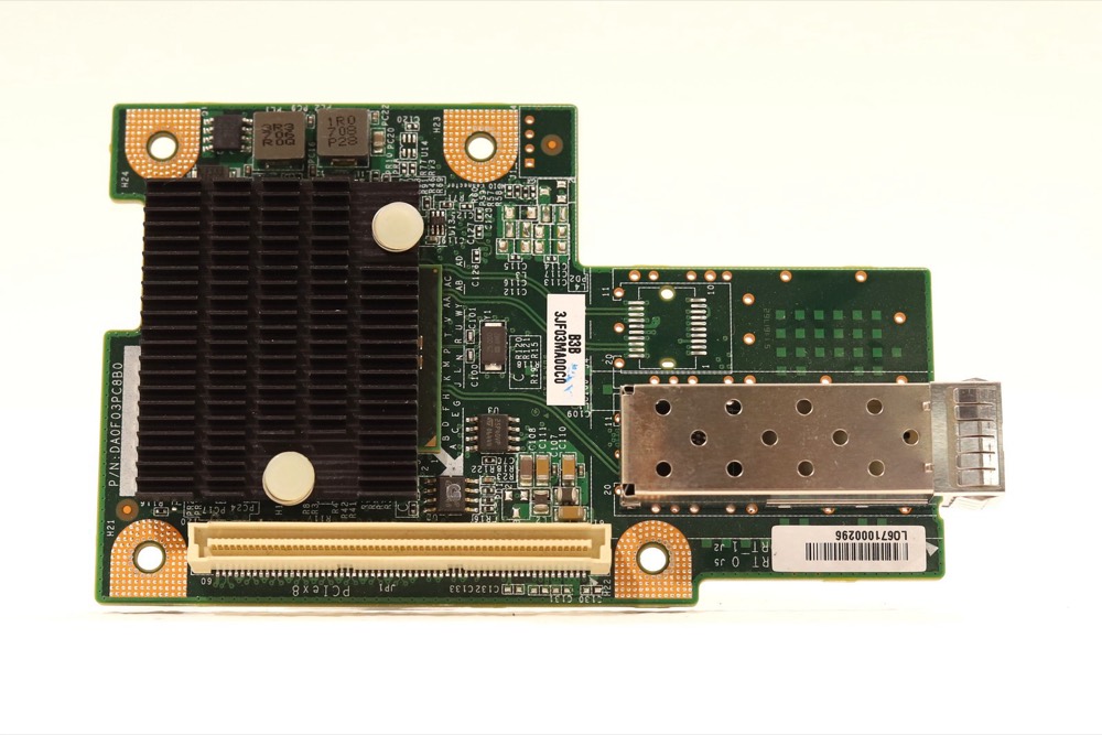 Трансивер Quanta 1-Port 10GbE SFP+ PCIe x8 Mezzanine Network Adapter P/N: DA0F03PC8B0 — фото 2