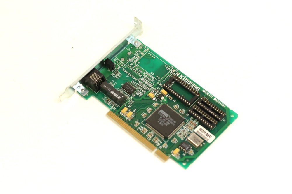 Сетевая карта Kingston 10/100 RJ45 PCI Ethernet Network Card P/N: KNE40BT Tested Working — фото 1