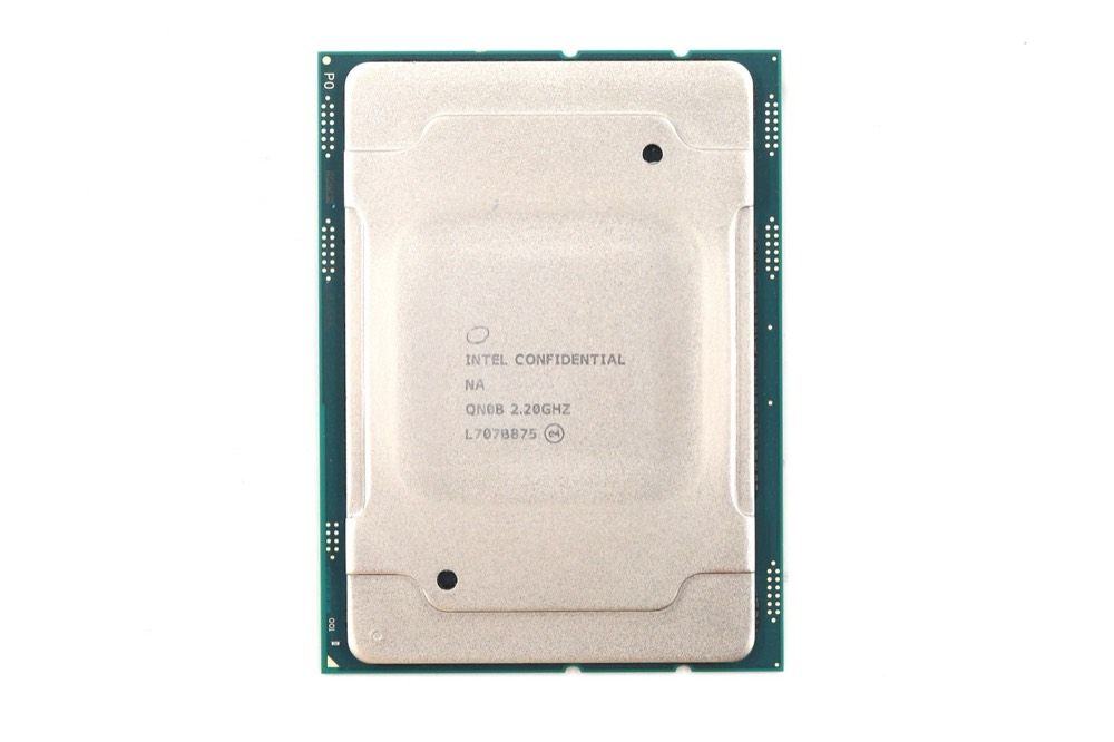 Процессор Intel Confidential 10-Core 2.20GHz 13.75MB LGA 3647 Server CPU P/N: QN0B Tested — фото 1
