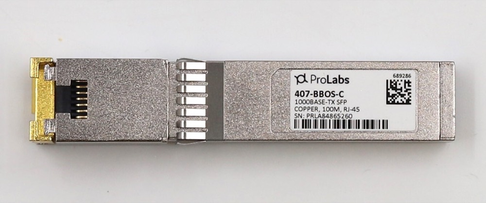 Трансивер ProLabs 1000Base-TX SFP 100M RJ-45 Copper Transceiver Module P/N: 407-BBOS-C — фото 2