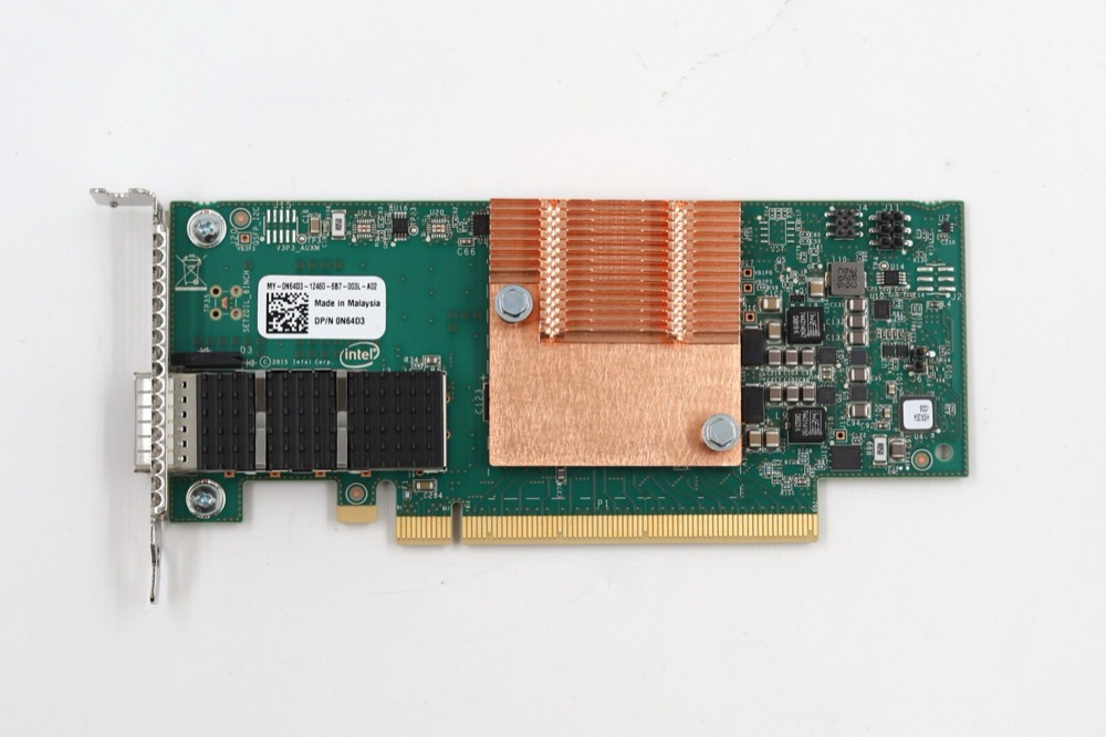 Адаптер Dell Omni-Path Single-Port 100Gb Host Fabric Interface Adapter Dell P/N: 0N64D3 — фото 1