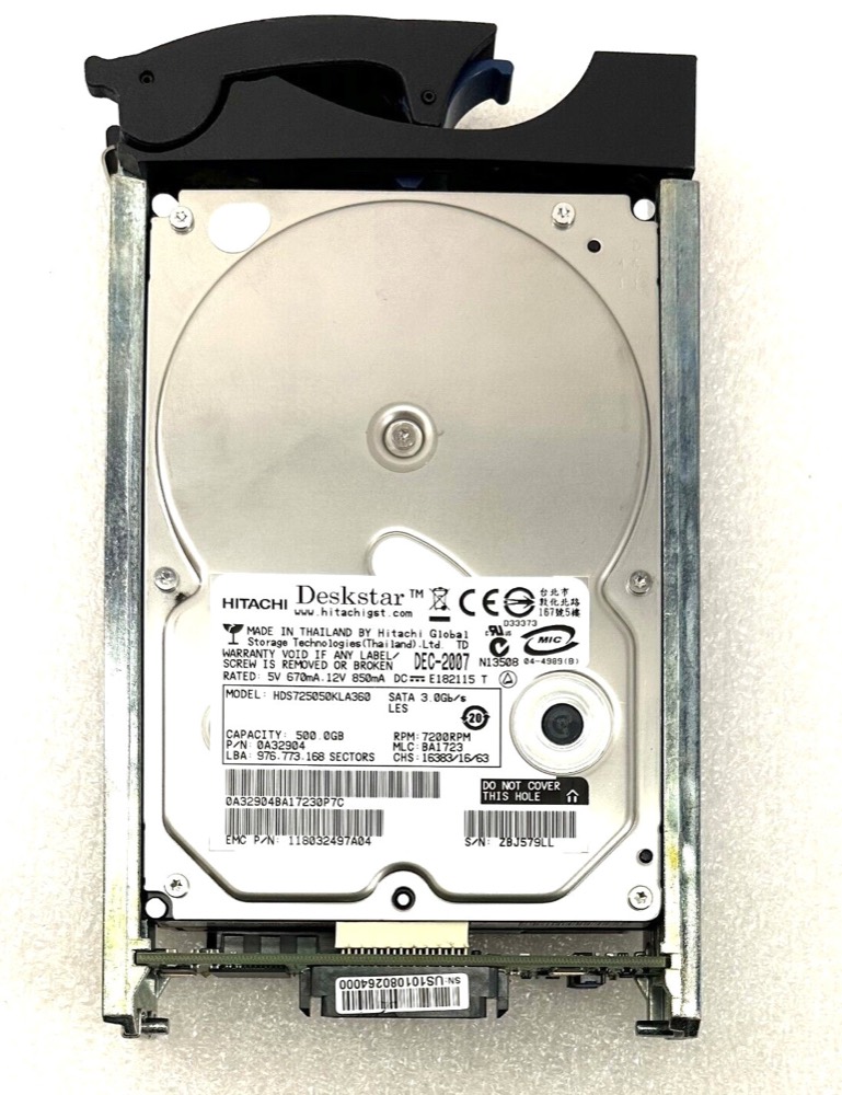 Компонент 101-000-064 EMC DRV 500G 7.2 3.5 SATA II 512 — фото 1