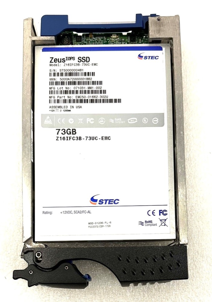 SSD-накопитель 101-000-135 Dell S-SSD 73GB 16GBIT FLASH FC DRIVE — фото 1