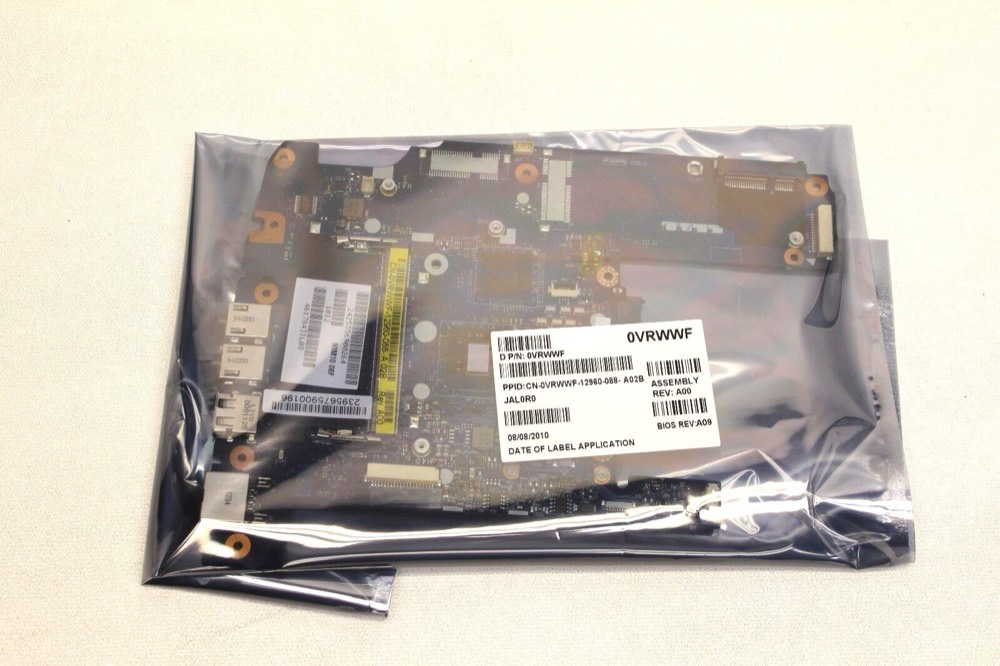 Материнская плата VRWWF GENUINE DELL MINI INSPIRON 10 1012 MOTHERBOARD INTEL ATOM N470 1.83GHZ — фото 1
