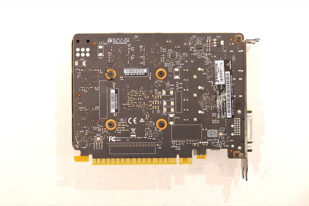 Графический 02G-P4-6150-KR ускоритель EVGA NVIDIA GeForce GTX 1050 2GB GDDR5 PCIe Graphics Card P/N: 02G-P4-6150-KR — фото 3