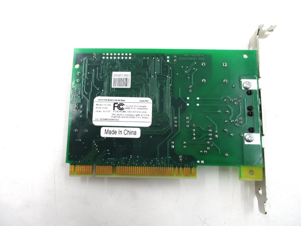 Плата PCI-7xt Agere Series 1062 PCI-7xt V.90 PCI 56K Modem Controller Card Board P/N: 1125A — фото 2