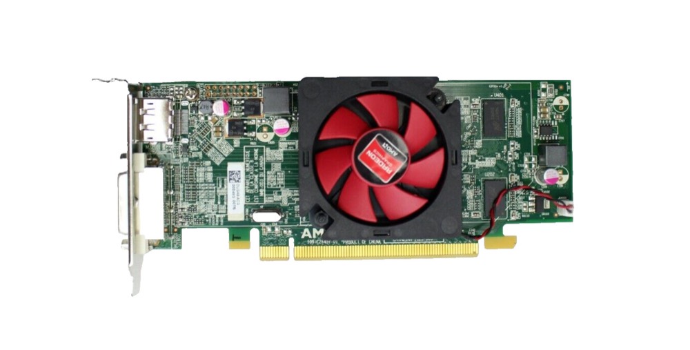 Плата Dell AMD Radeon 109-C26457-01 / HD 7470 1GB Low Profile Video Card DP/N 01KN8G — фото 1