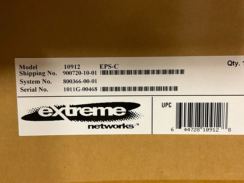 Шасси Extreme Networks Model 10912 EPS-C External Power System Chassis — фото 1