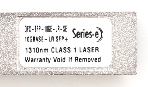 Трансивер Series-e 10GBASE-LR SFP+ 1310nm Class1 Laser Transceiver P/N: QFX-SFP-10GE-LR-SE — фото 2