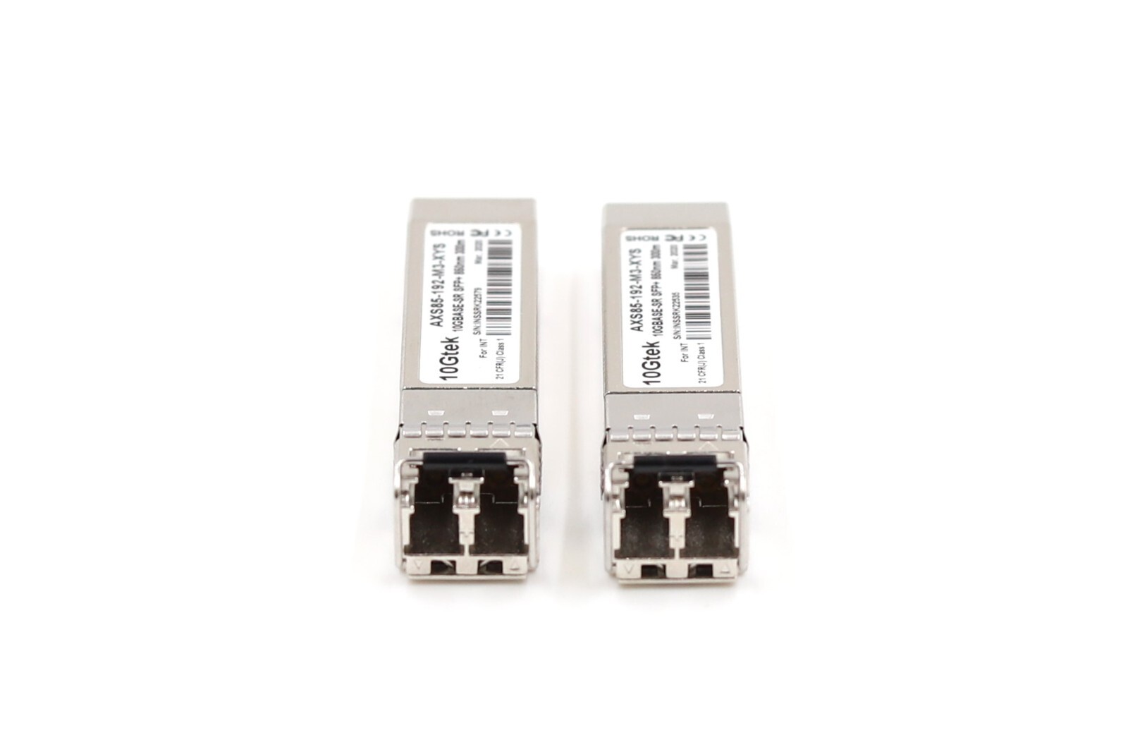 Трансивер Lot of 2 10GTek 10GBASE-SR SFP+ 860nm 300nm Transceiver P/N: AXS85-192-M3-XYS — фото 3