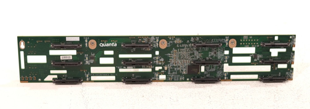 Бэкплейн Quanta 12-Bay Hard Drive Backplane Board P/N: DAS2BTH68C0 Tested Working — фото 2