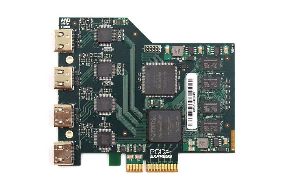 Плата Magwell 12120791-2 4-Channel HDMI Input HD1080P PCIe Video Capture Card Tested — фото 3