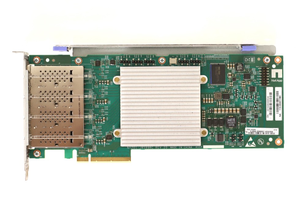 Трансивер NetApp Quad-Port 12GbE QSFP PCIe x8 SAS Host Bus Adapter P/N:111-02026+B0 Tested — фото 2