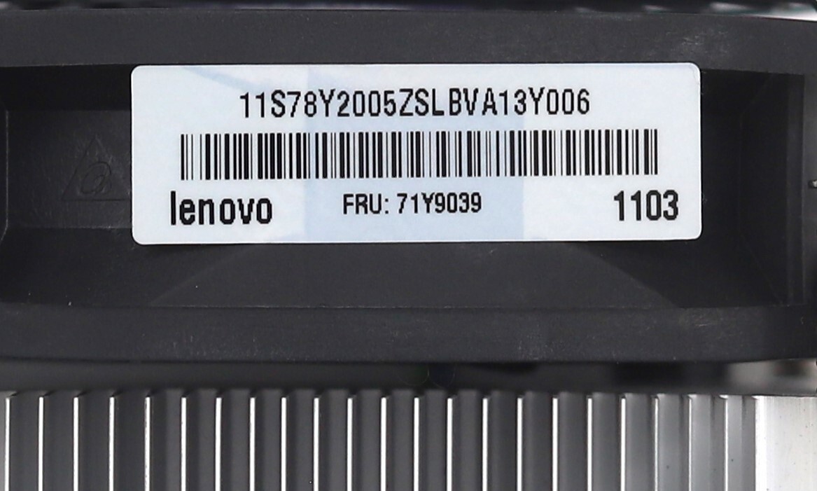 Радиатор с вентилятором Lenovo для процессора 12 В DC 4-pin (71Y9039) — фото 3