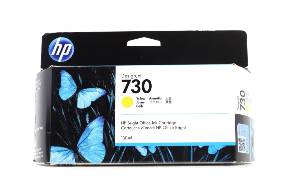 Компонент HP 730 130-ML Yellow DesignJet Ink Cartridge P/N: P2V64A — фото 1
