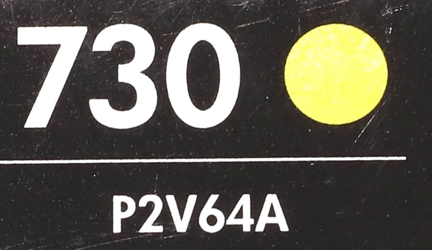 Компонент HP 730 130-ML Yellow DesignJet Ink Cartridge P/N: P2V64A — фото 2