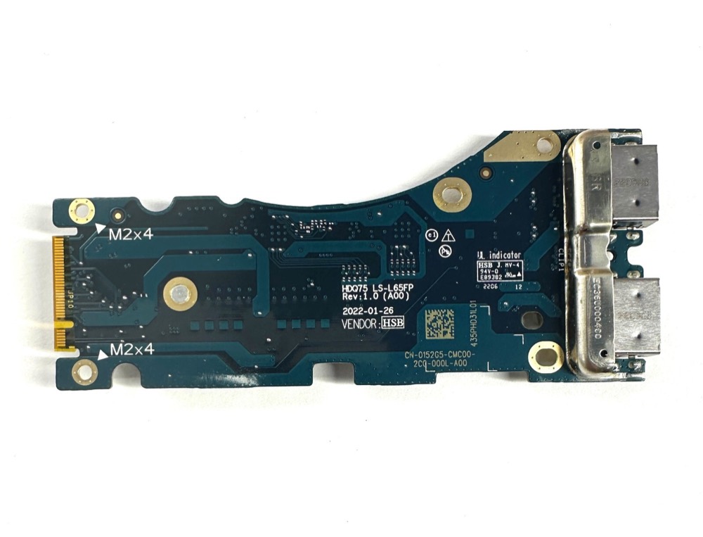 Плата 152G5 0152G5 LS-L65FP DELL M17 R5 IR AMD USB Board — фото 1