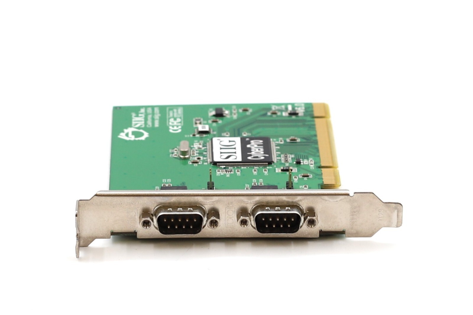Адаптер SIIG CyberSerial Dual PCIe 16550 RS232 Serial Adapter Card P/N: JJ-P02012-S6 — фото 3