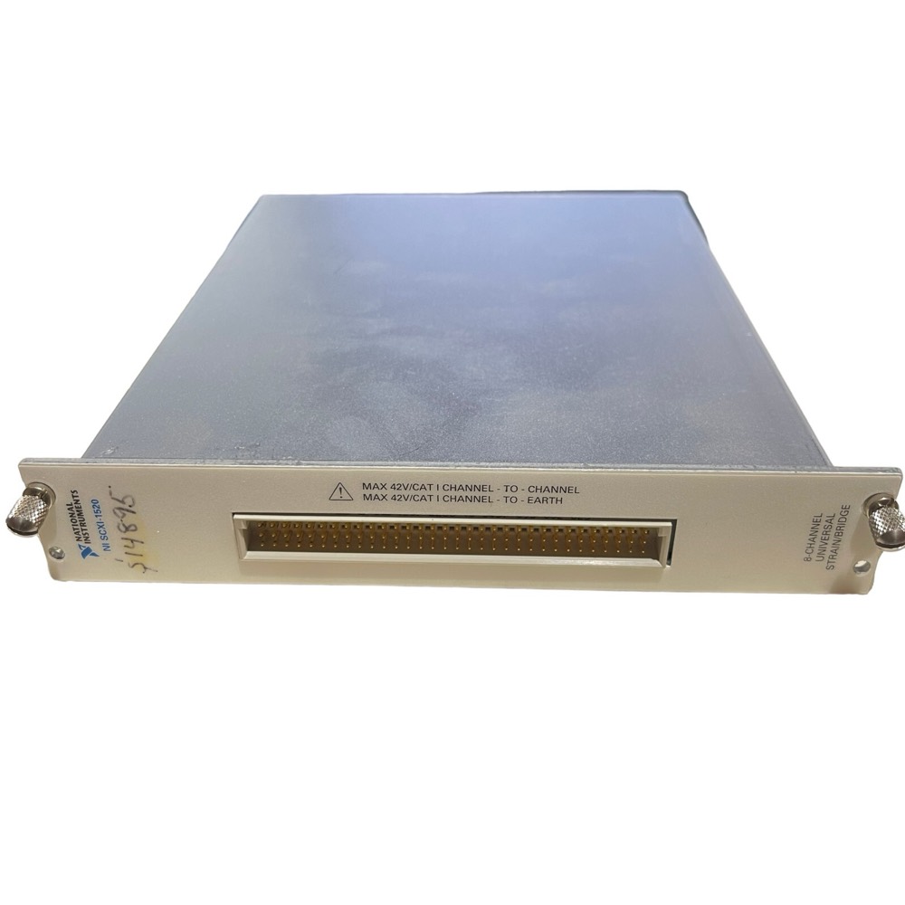 Компонент 186338E-01 National Instruments SCXI-1520 8-Channel Universal Strain/Bridge Modu — фото 1