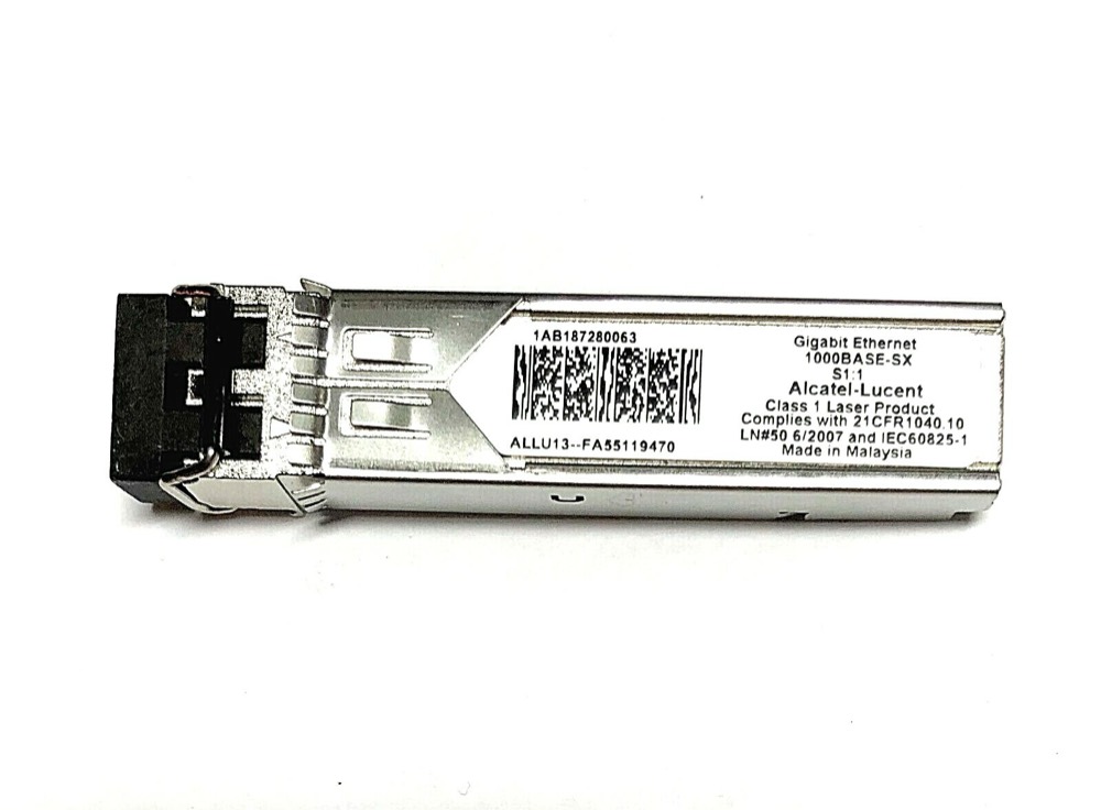 Трансивер 1AB187280063 ALCATEL / NOKIA 1000BASE-SX 850NM GIGABIT ETHERNET SFP — фото 1