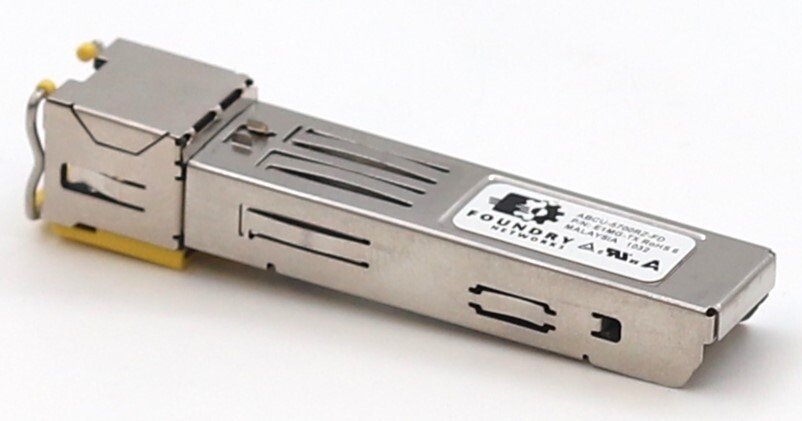 Трансивер Foundry Networks 1GbE SFP-RJ45 Copper Transceiver Module P/N: E1MG-TX Tested — фото 1